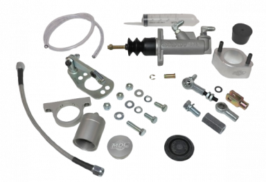 MDL LF Series 64.5-66 Mustang Hydraulic Clutch Master Kit .750 bore, Silver Billet Reservoir